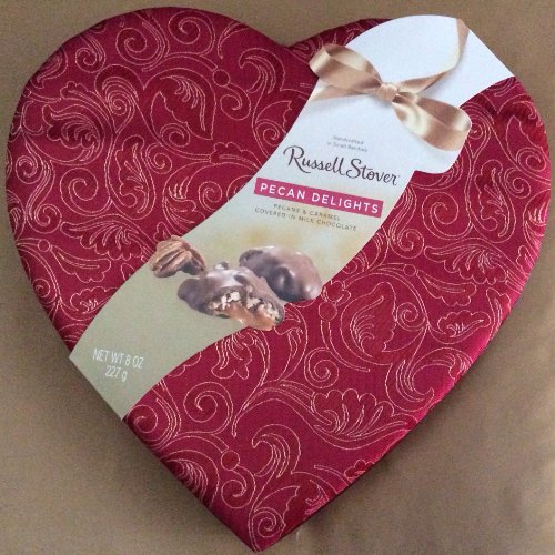 Russell Stover Pecan Delights In Satin Heart logo