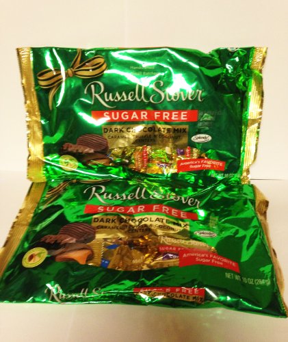 Russell Stover Sugar Free Candy Dark Chocolate Mix 10 Oz Bag (Pack of 2) logo