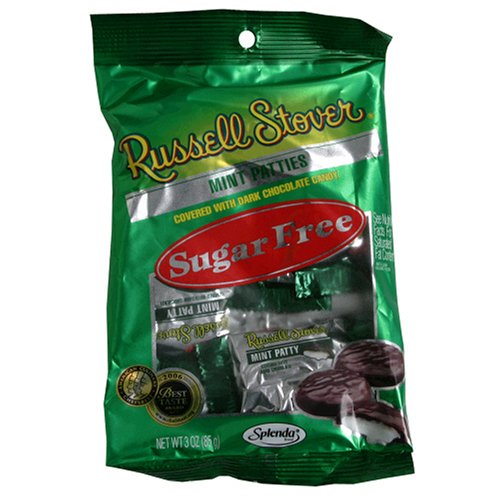 Russell Stover, Sugar Free, Mint Patties, 3oz (Pack of 12) logo