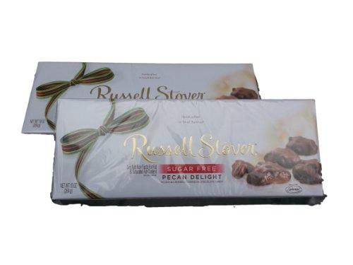 Russell Stover Sugar Free Pecan Delight Box, 10 ounce (Pack of 2 Boxes) logo