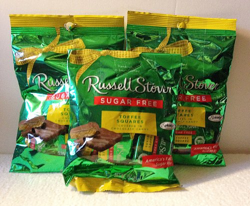 Russell Stover Sugar Free Toffee Squares (Pack of 3) logo