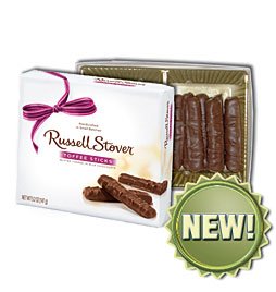 Russell Stover Toffee Sticks Butter Toffee In Milk Chocolate 5.2 Oz logo