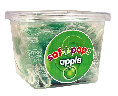 Saf-t-pops 60 Ct Tub Apple Flavor logo