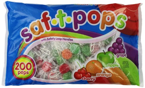 Saf-t-pops Assorted 200 Ct. logo