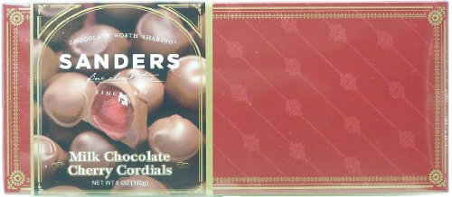 Sanders Milk Chocolate Cherry Cordials, 6-oz. Box logo