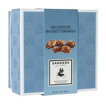 Sanders Milk Chocolate Sea Salt Caramels (7 Pcs.), 3.5 Oz. # 25268 logo