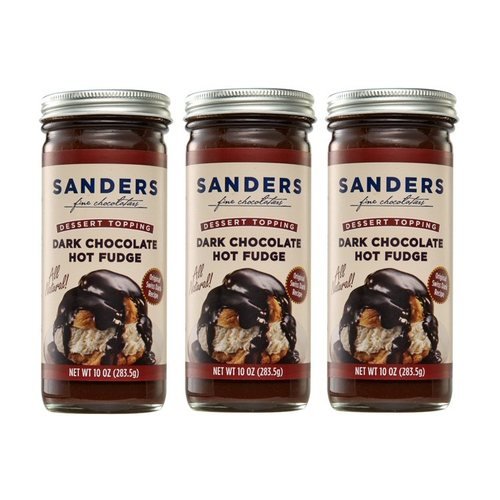 Sanders Original Dessert Topping Dark Chocolate Hot Fudge 10 Oz (Pack of 3) logo