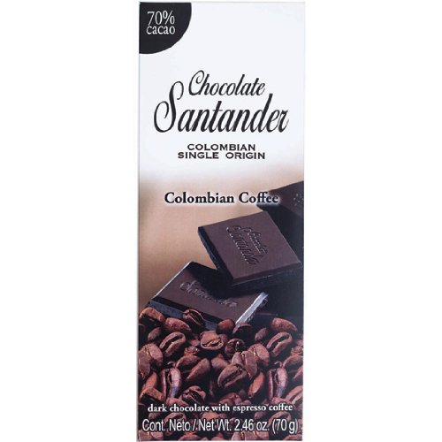 Santander 70% Dark With Espresso Coffee Bar logo