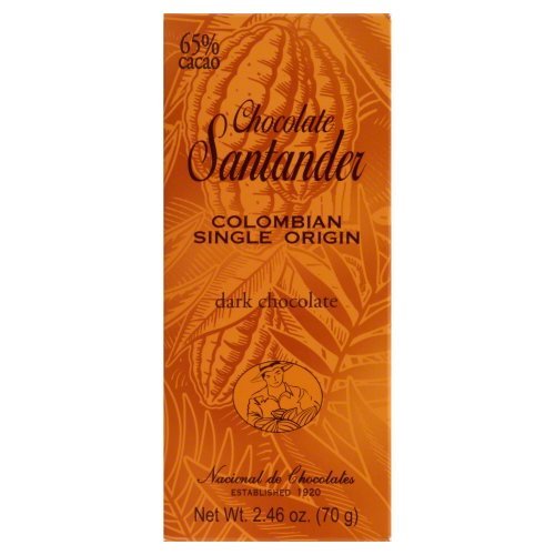 Santander, Choc Bar 65%, 2.5 Oz (Pack of 10) logo