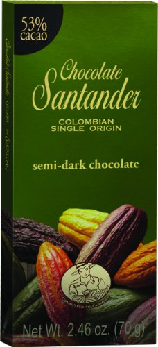 Santander Chocolate Bar, 53% Semi-dark, 2.46 Ounce logo