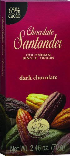 Santander Chocolate Bar, 65% Dark, 2.46 Ounce logo