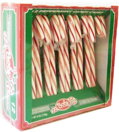 Sathers 675050 Bobs Red & White Candy Canes logo