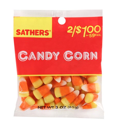 Sathers Candy Corn, 3 ounce Bags (Pack of 12) logo