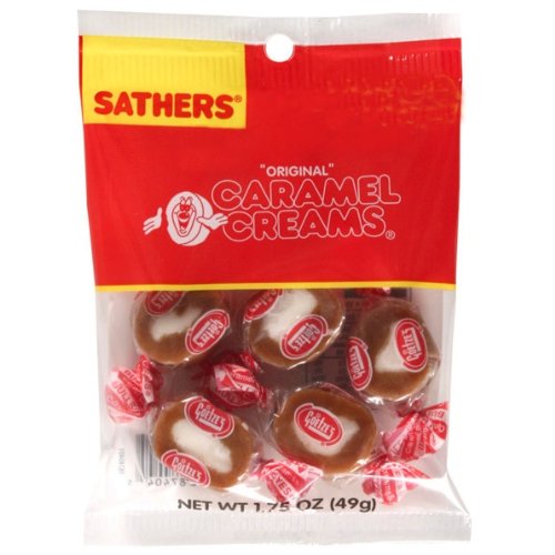 Sathers Caramel Creams (Pack of 12) logo