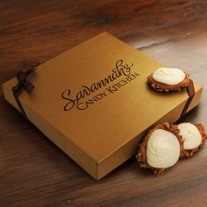 Savannah’s White Chocolate Gophers (9pc Gift Box) logo