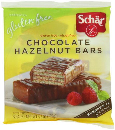 Schar Chocolate Hazelnut Bars, 3.7 ounce Pouches (Pack of 6) logo