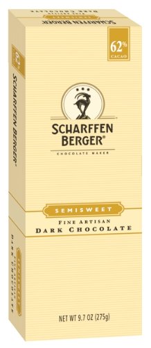 Scharffen Berger Baking Bar, Semisweet Dark Chocolate (62% Cacao), 9.7 ounce Packages (Pack of 2) logo