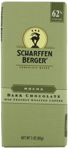 Scharffen Berger Chocolate Bar, Mocha (dark Chocolate With Freshly Roasted Coffee) (62% Cacao), 3 ounce Packages (Pack of 6) logo