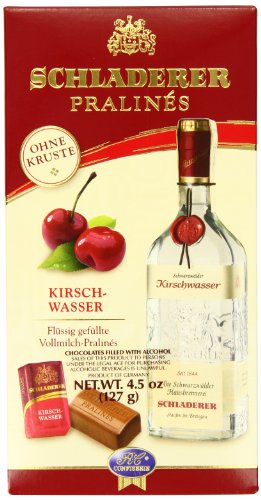 Schladerer Kirschwasser Filled Milk Chocolate, Cherry Brandy, 4.5 Ounce logo