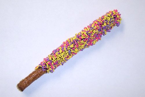 Scott’s Cakes Chocolate Covered Pretzel Rod With Easter Mix Jimmies logo