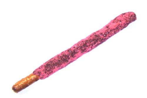 Scott’s Cakes Chocolate Covered Pretzel Rod With Pink Sugar logo