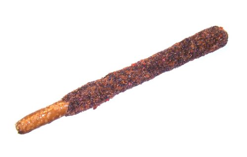 Scott’s Cakes Chocolate Covered Pretzel Rod With Purple and Orange Sugar logo