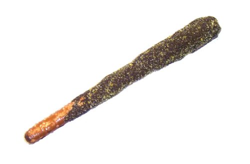 Scott’s Cakes Chocolate Covered Pretzel Rod With Yellow and Lavender Sugar logo