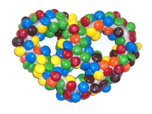 Scott’s Cakes Chocolate Covered Pretzels With Candy M&m’s In A Decorative Large Tin logo