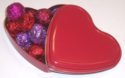 Scott’s Cakes Chocolate Macadamia Nut Fudge Balls In A 9 Heart Shape Tin logo