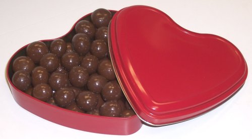 Scott’s Cakes Chocolate Malt Balls In A 9 Heart Shape Tin logo