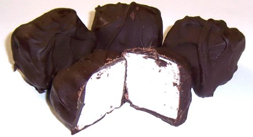 Scott’s Cakes Dark Chocolate Covered Marshmallows In A Decorative Square Box logo