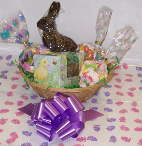 Scott’s Cakes Small Easter Candy Classic Easter Basket No Handle Bunny Hop Wrapping logo