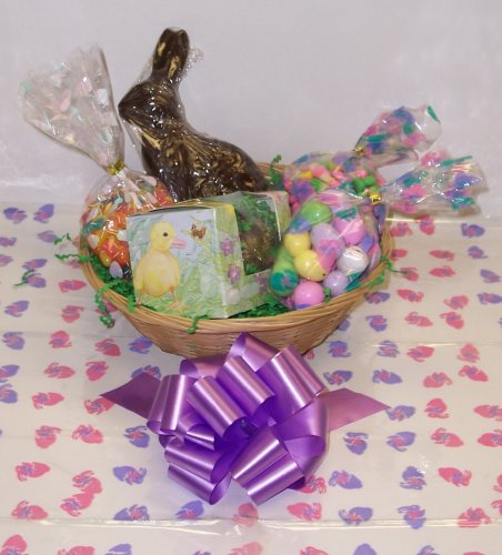 Scott’s Cakes Small Easter Lilly Candy Surprise Easter Basket No Handle Bunny Hop Wrapping logo