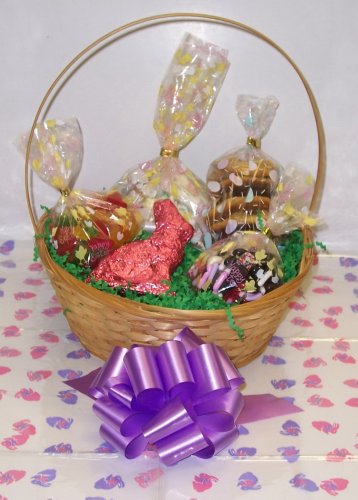 Scott’s Cakes Small Easter Town Easter Basket Handle Bunny Hop Wrapping logo