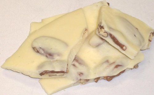 Scott’s Cakes White Chocolate Pecan Bark In A Decorative Box logo