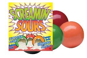 Screamin Sours Gumballs logo