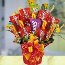 Screaming Skittles Bouquet Candy Gift Basket logo