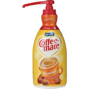 Scs10 Nestle Coffe-mate Coffee Creamer Pump Hazelnut Concentrated Creamer-1bottle Of 50.7 Oz logo