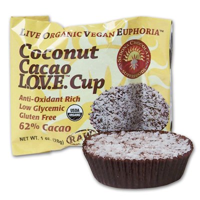 Sed Choc Organic Sedona Love Cup Cnut 1 Oz (Pack of 12) logo