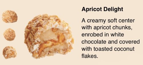 See’s Candies 1 Lb. Apricot Delight logo