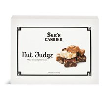 See’s Candies 1 Lb. Chocolate Walnut Fudge logo