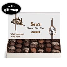 See’s Candies 1 Lb. Dark Soft Centers logo