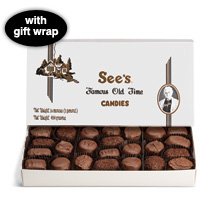 See’s Candies 1 Lb. Milk Chocolate Soft Centers logo