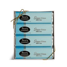 See’s Candies 4 – 1.5 Oz. Sugar Free Milk Bars logo