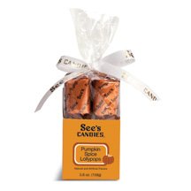 See’s Candies 5.6 Oz. Pumpkin Spice Lollypops logo