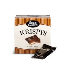 See’s Candies 8 Oz. Cafe Latte Krispy(r) logo