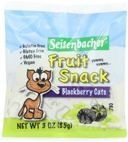 Seitenbacher Blackberry Cats, 3.0 ounce Bags (Pack of 12) logo