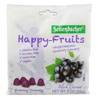 Seitenbacher Gummi Fruit Happy Fruits Black Currant — 3 Oz logo