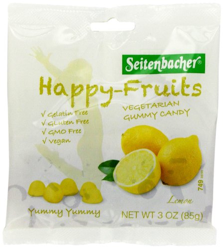 Seitenbacher Happy Fruits, Lemon 3 ounce Bags (Pack of 12) logo