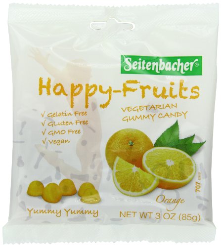 Seitenbacher Happy Fruits, Orange, 3 ounce Bags (Pack of 12) logo